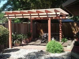 Outdoor Pergola with Roof - A-1 Construction